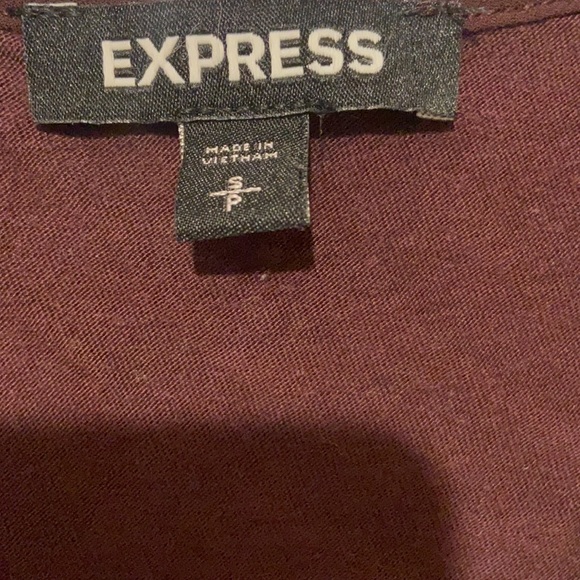 Express Deep purple top - Picture 3 of 3